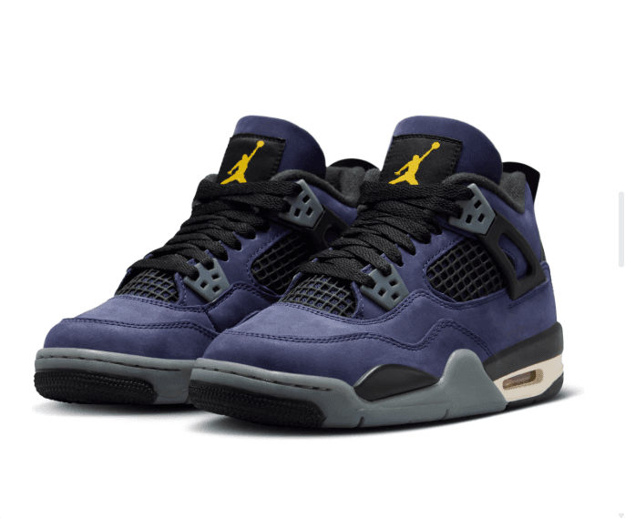 Jordan-(GS) Air Jordan 4 Retro 'Lakers'